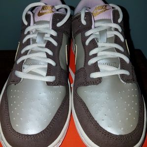 New Nike Dunk Low Pewter Gold Youth